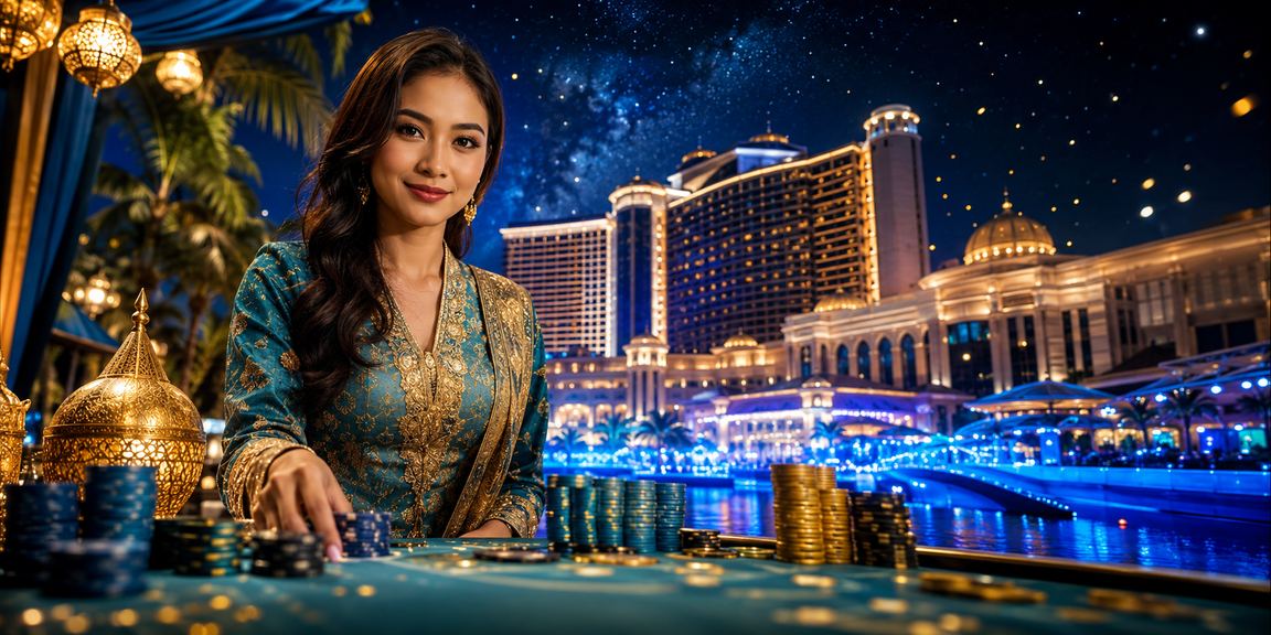 Suasana kasino Genting Highlands sempena Hari Raya di platform t90